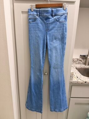 NWOT! SPANX Light Blue Flare Jeans